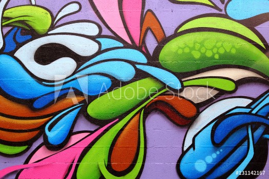 Picture of Colorful graffiti art